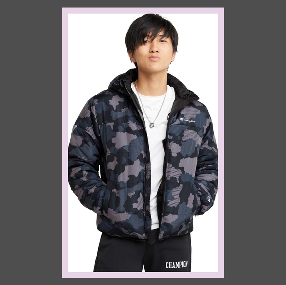 CHAMPION CAMO PUFFER JACKET. - Picture 4 of 4